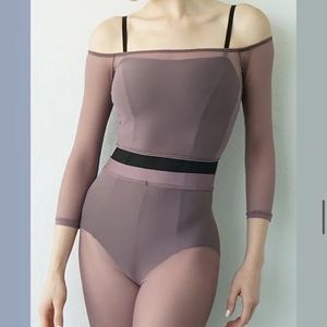 Jule meshies crop top in amethyst, size M